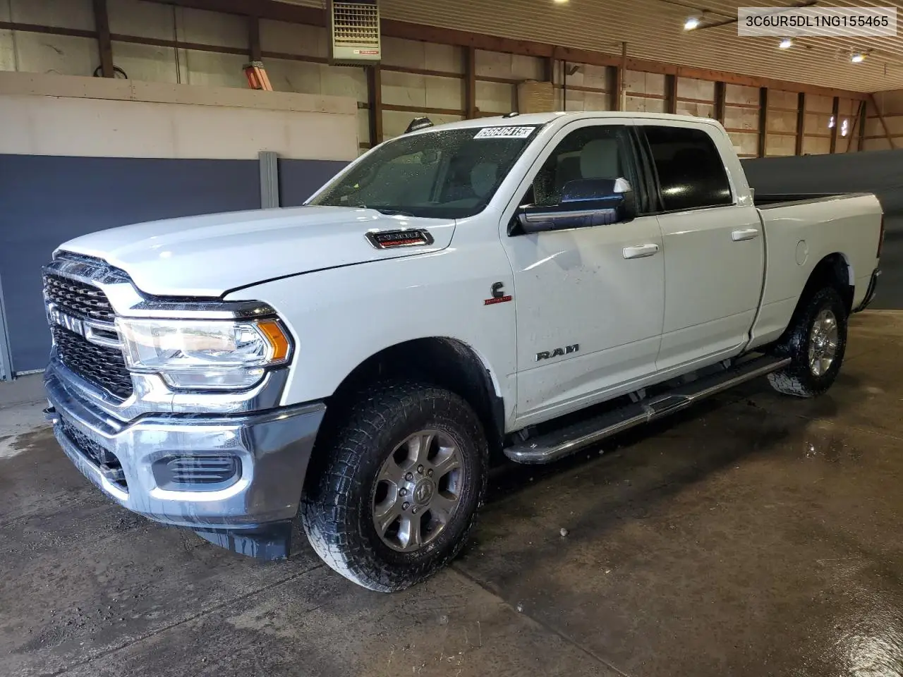 2022 Ram 2500 Big Horn/Lone Star VIN: 3C6UR5DL1NG155465 Lot: 56646415
