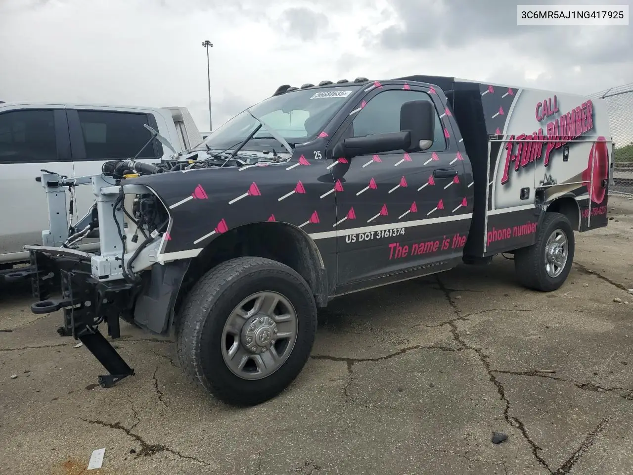2022 Ram 2500 Tradesman VIN: 3C6MR5AJ1NG417925 Lot: 56680635