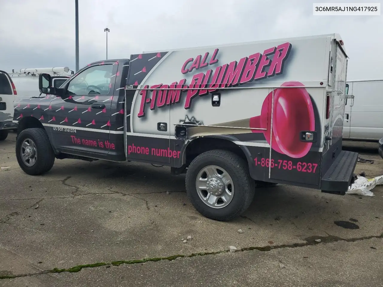 2022 Ram 2500 Tradesman VIN: 3C6MR5AJ1NG417925 Lot: 56680635