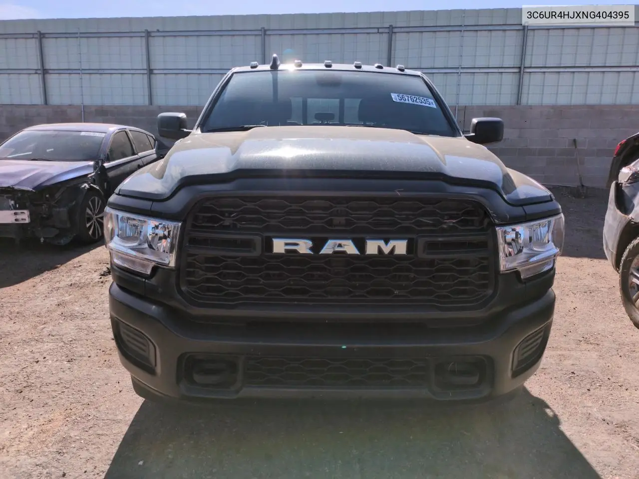2022 Ram 2500 Tradesman VIN: 3C6UR4HJXNG404395 Lot: 56762535