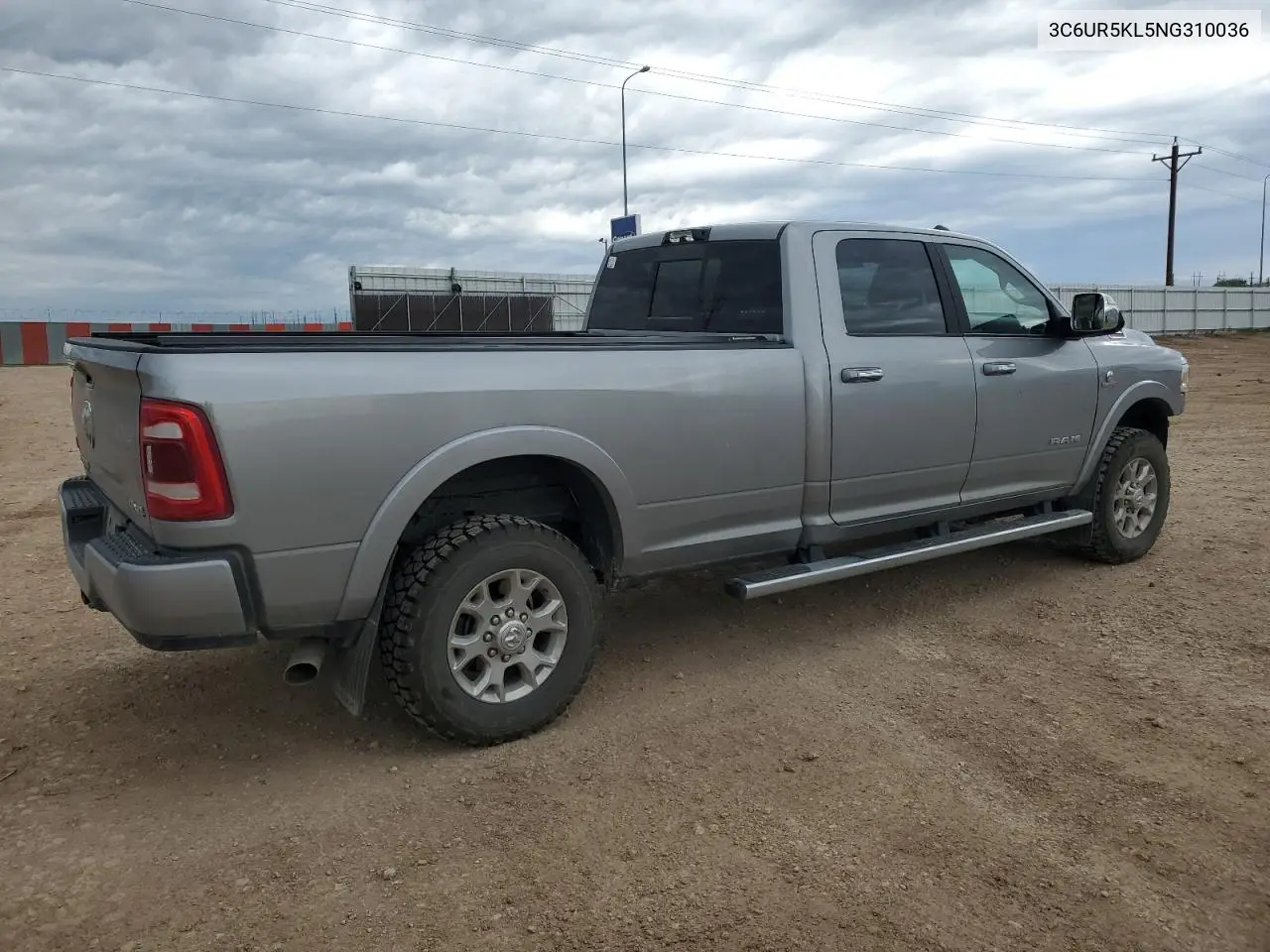 2022 Ram 2500 Laramie VIN: 3C6UR5KL5NG310036 Lot: 57054605