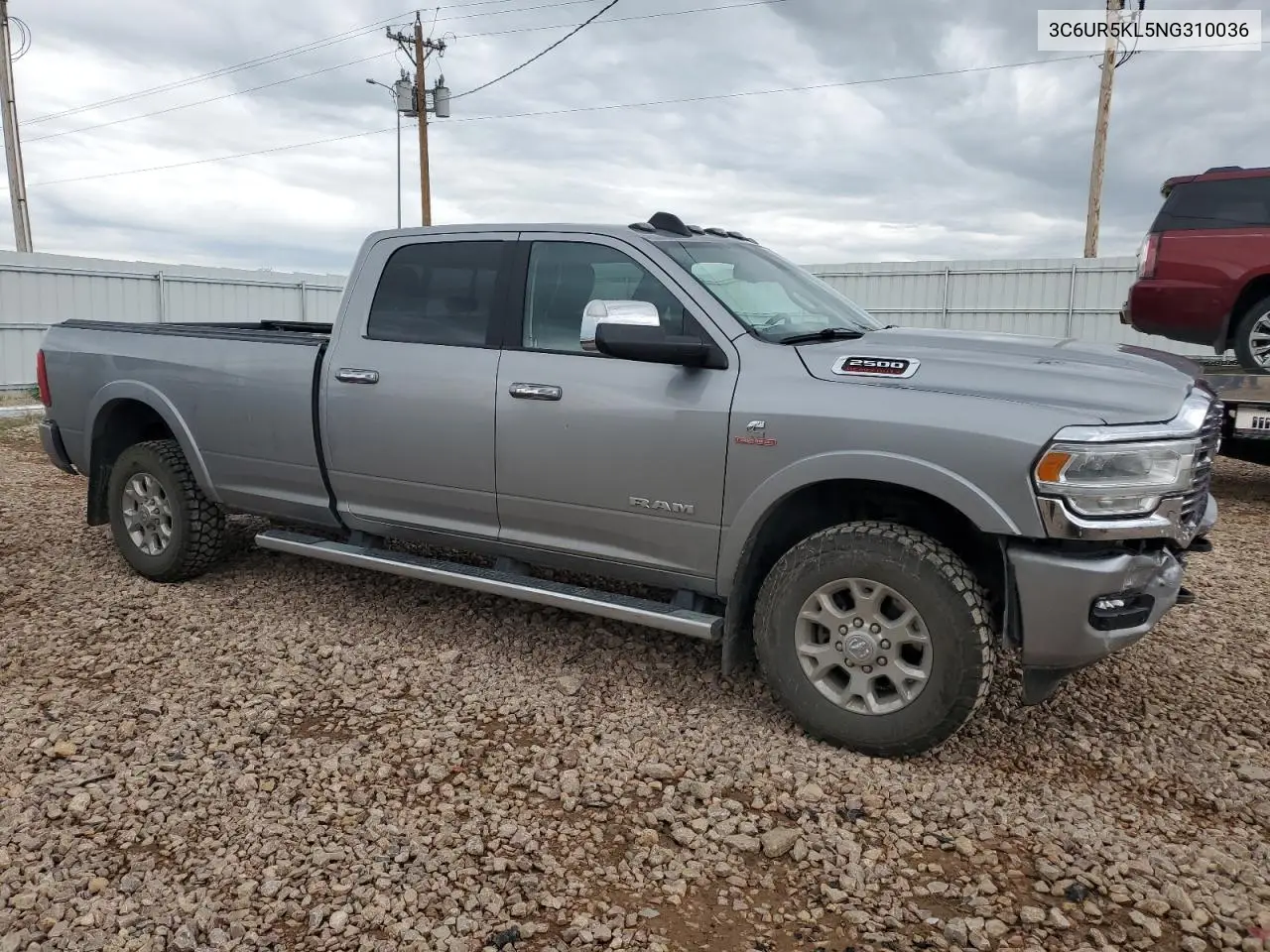 2022 Ram 2500 Laramie VIN: 3C6UR5KL5NG310036 Lot: 57054605