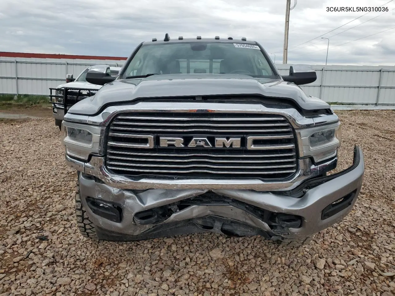 2022 Ram 2500 Laramie VIN: 3C6UR5KL5NG310036 Lot: 57054605