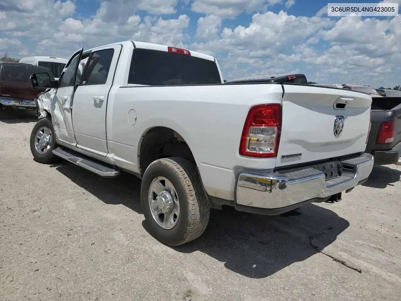 2022 Ram 2500 Big Horn/Lone Star VIN: 3C6UR5DL4NG423005 Lot: 62575895