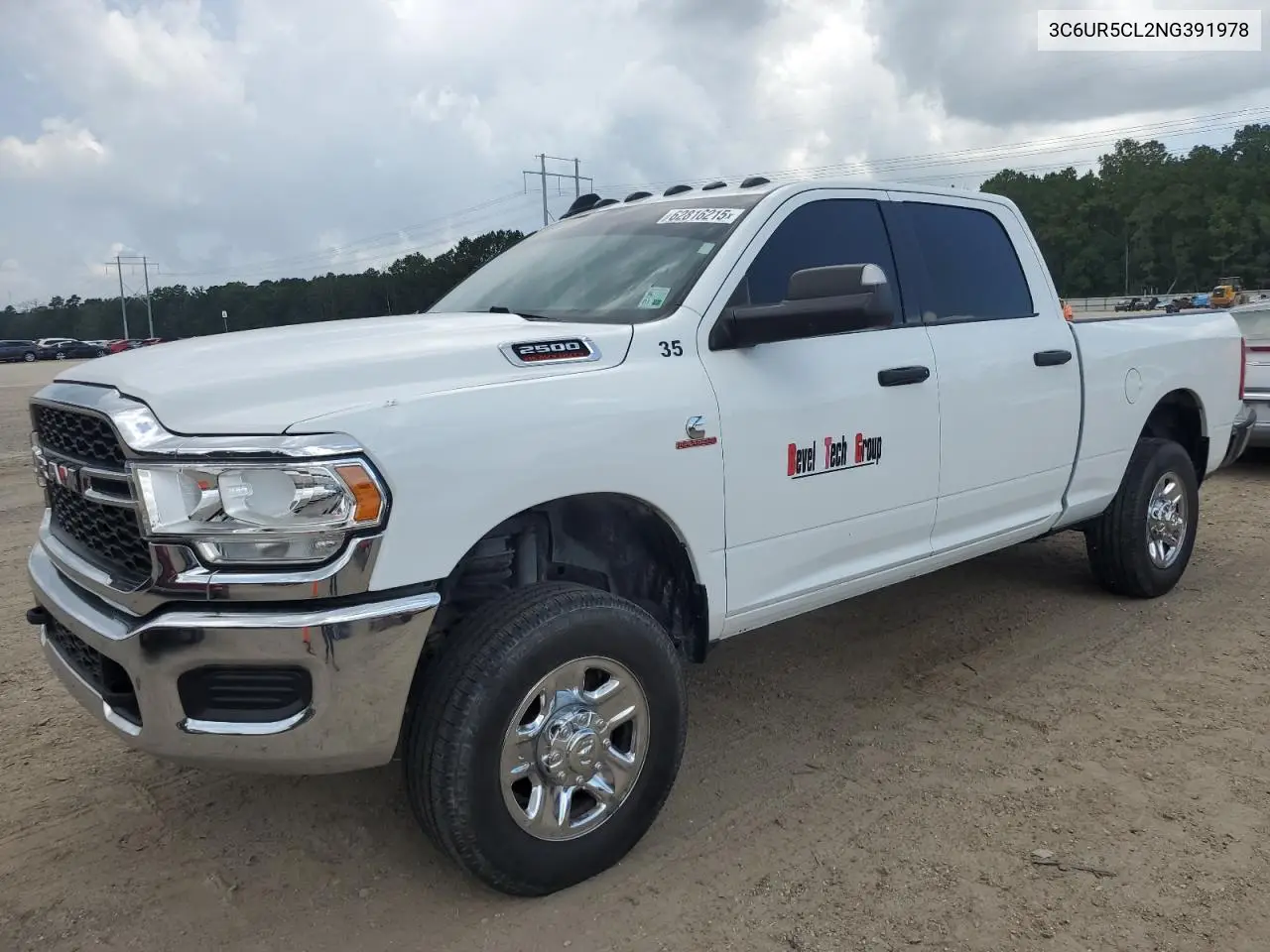2022 Ram 2500 Tradesman VIN: 3C6UR5CL2NG391978 Lot: 62816215