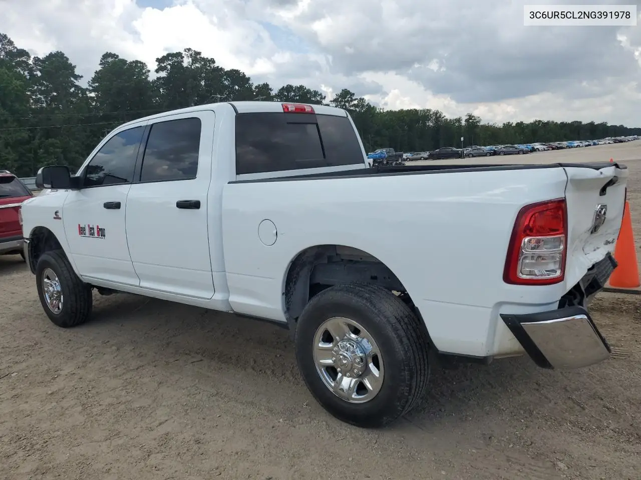 2022 Ram 2500 Tradesman VIN: 3C6UR5CL2NG391978 Lot: 62816215