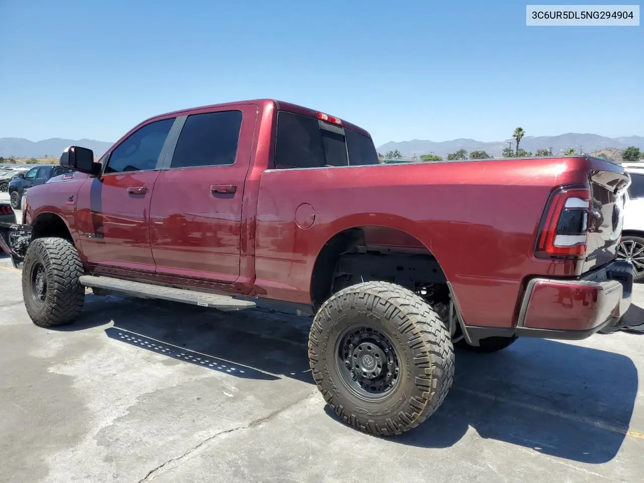 2022 Ram 2500 Big Horn/Lone Star VIN: 3C6UR5DL5NG294904 Lot: 63128675