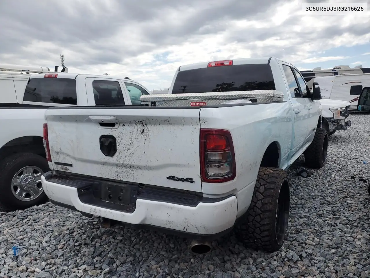 2024 Ram 2500 Big Horn VIN: 3C6UR5DJ3RG216626 Lot: 56910995