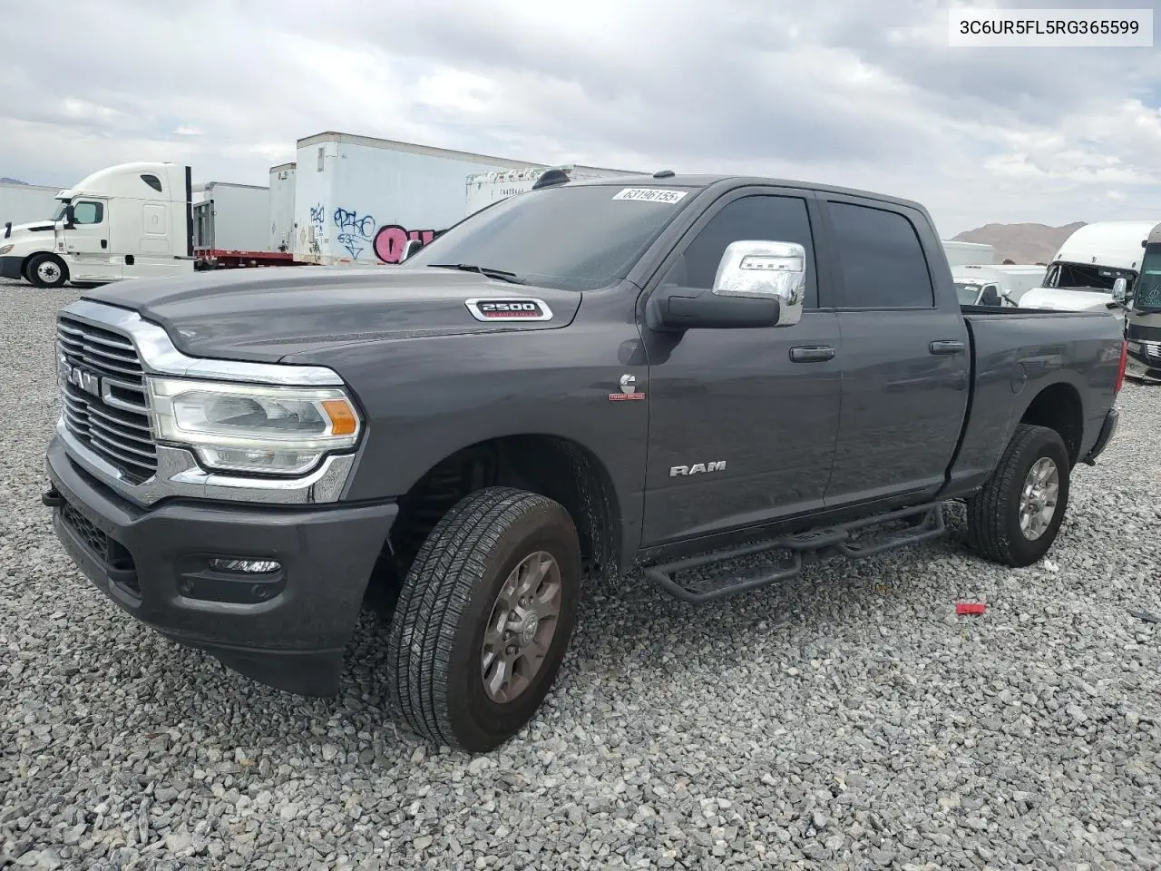2024 Ram 2500 Laramie VIN: 3C6UR5FL5RG365599 Lot: 63196155