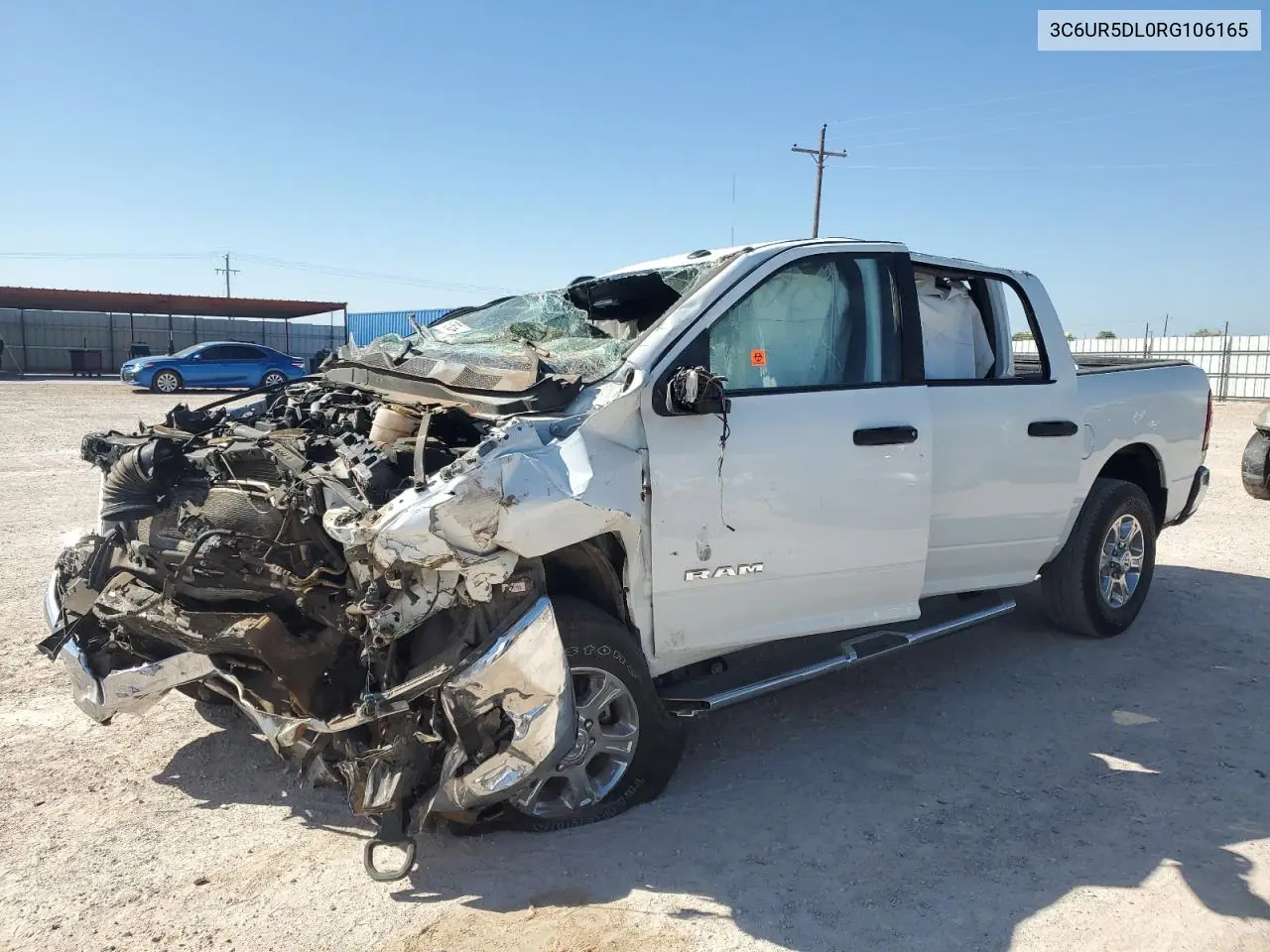 2024 Ram 2500 Big Horn VIN: 3C6UR5DL0RG106165 Lot: 71636334