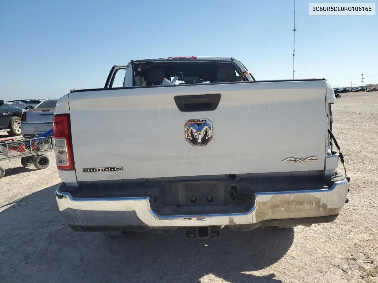2024 Ram 2500 Big Horn VIN: 3C6UR5DL0RG106165 Lot: 71636334