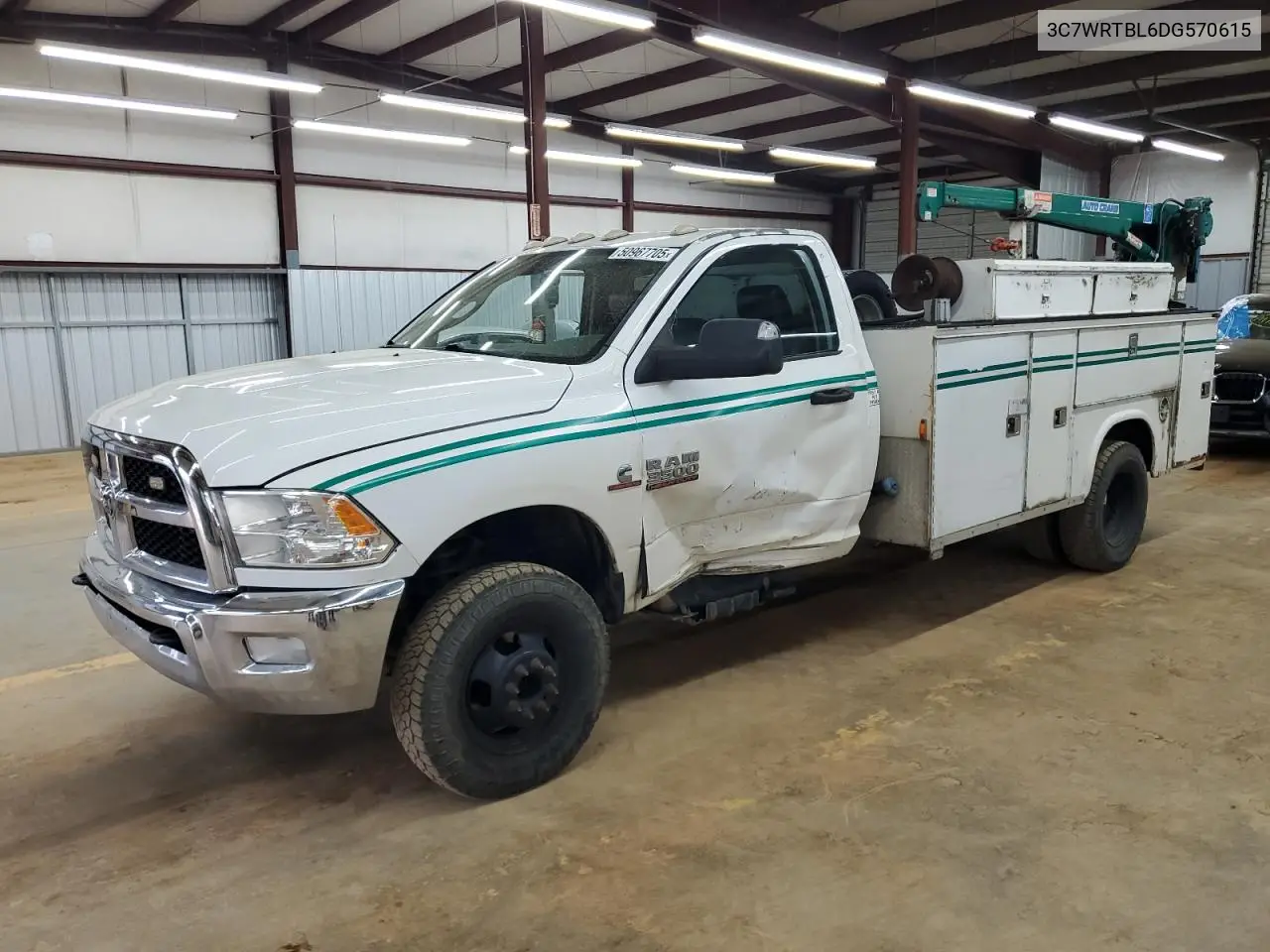2013 Ram 3500 VIN: 3C7WRTBL6DG570615 Lot: 50967705