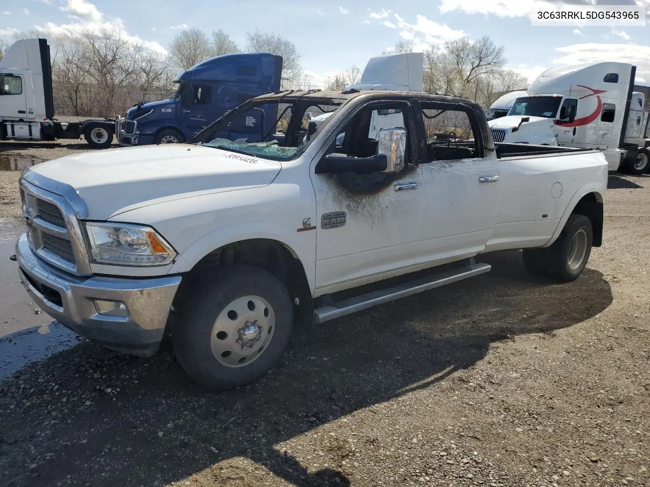 2013 Ram 3500 Longhorn VIN: 3C63RRKL5DG543965 Lot: 53514435