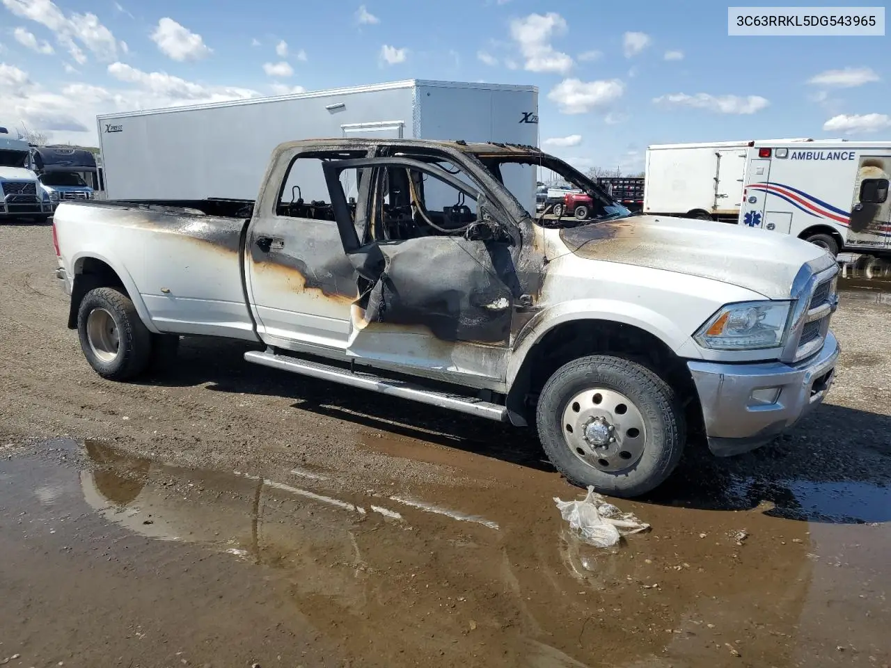 2013 Ram 3500 Longhorn VIN: 3C63RRKL5DG543965 Lot: 53514435