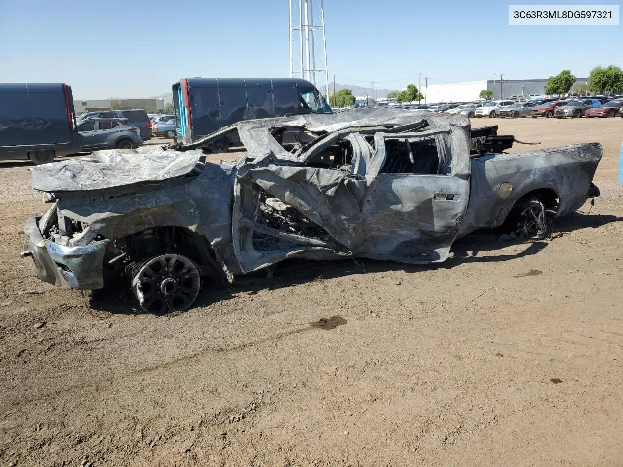 2013 Ram 3500 Laramie VIN: 3C63R3ML8DG597321 Lot: 61483775