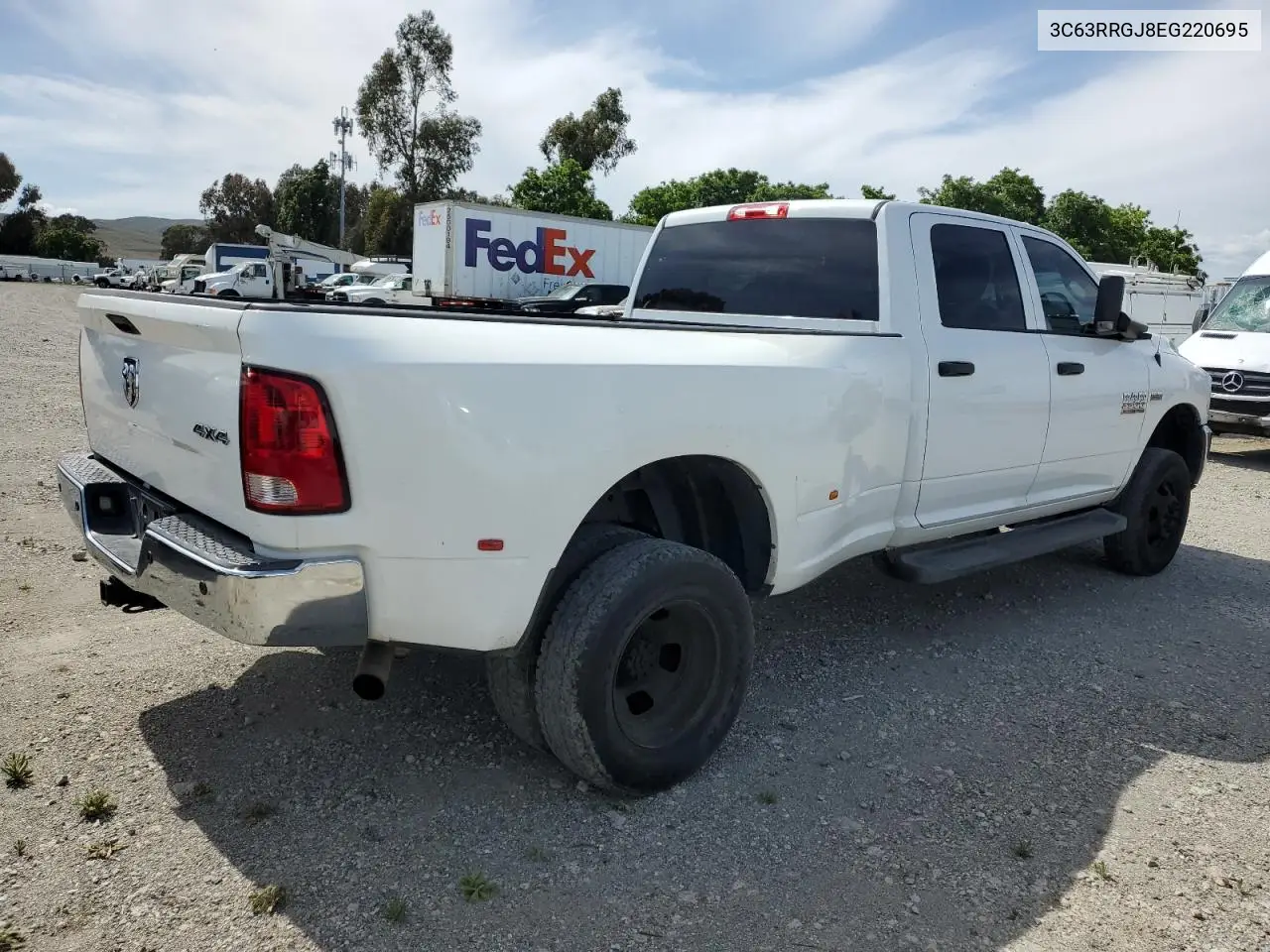 2014 Ram 3500 St VIN: 3C63RRGJ8EG220695 Lot: 57074635