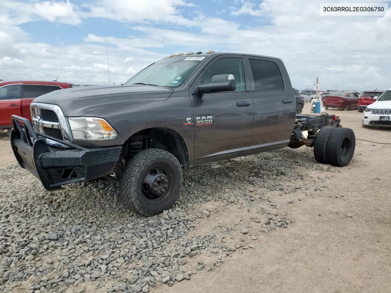 2014 Ram 3500 St VIN: 3C63RRGL2EG306750 Lot: 63517255