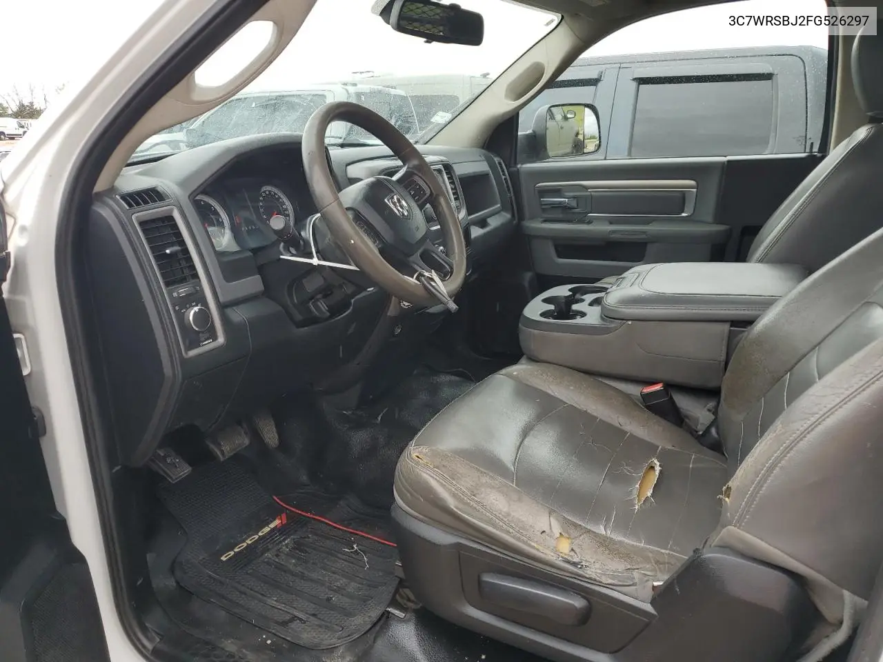 2015 Ram 3500 Flatbed Pickup Truck VIN: 3C7WRSBJ2FG526297 Lot: 51248265
