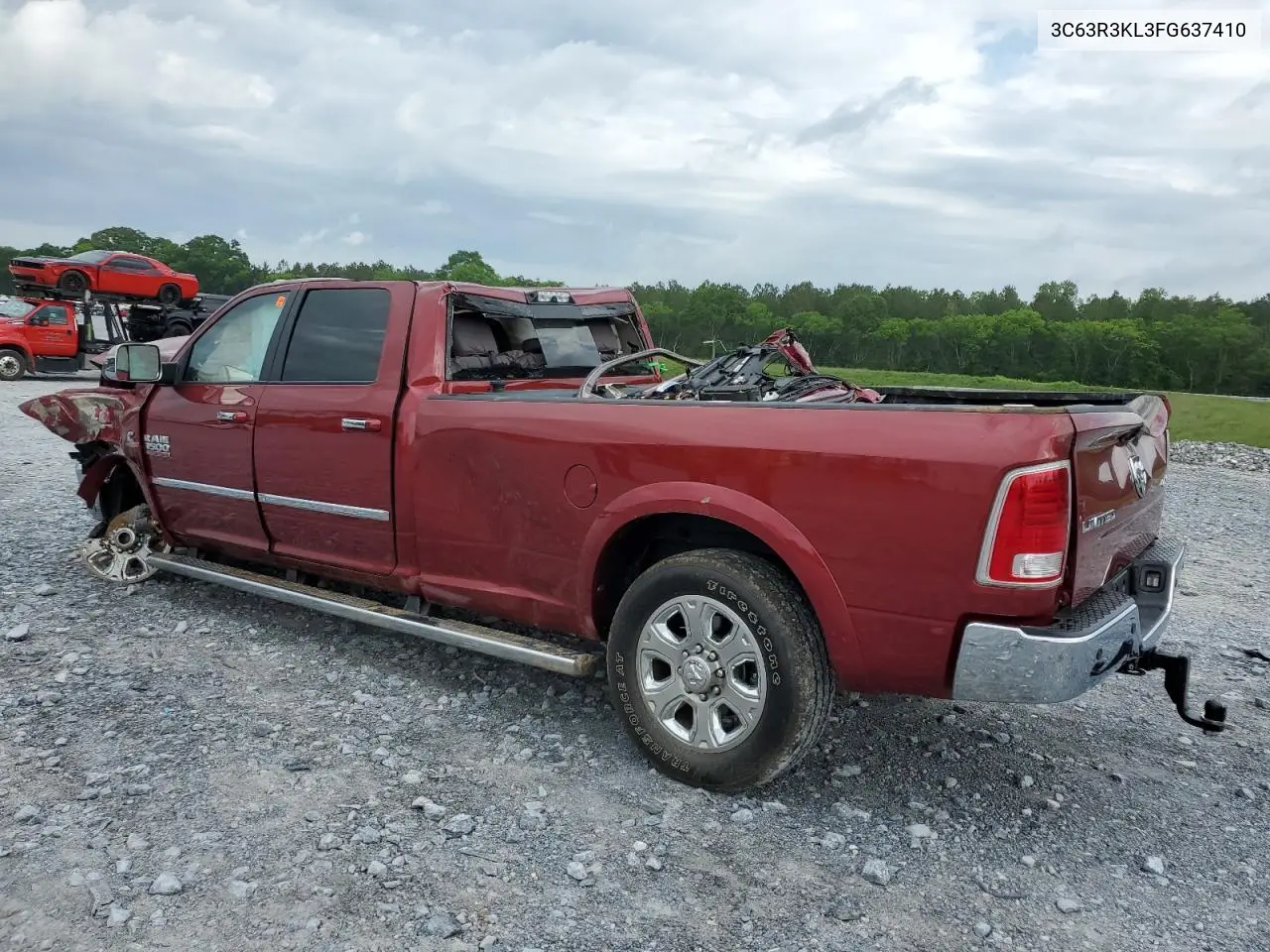 2015 Ram 3500 Longhorn VIN: 3C63R3KL3FG637410 Lot: 53543755