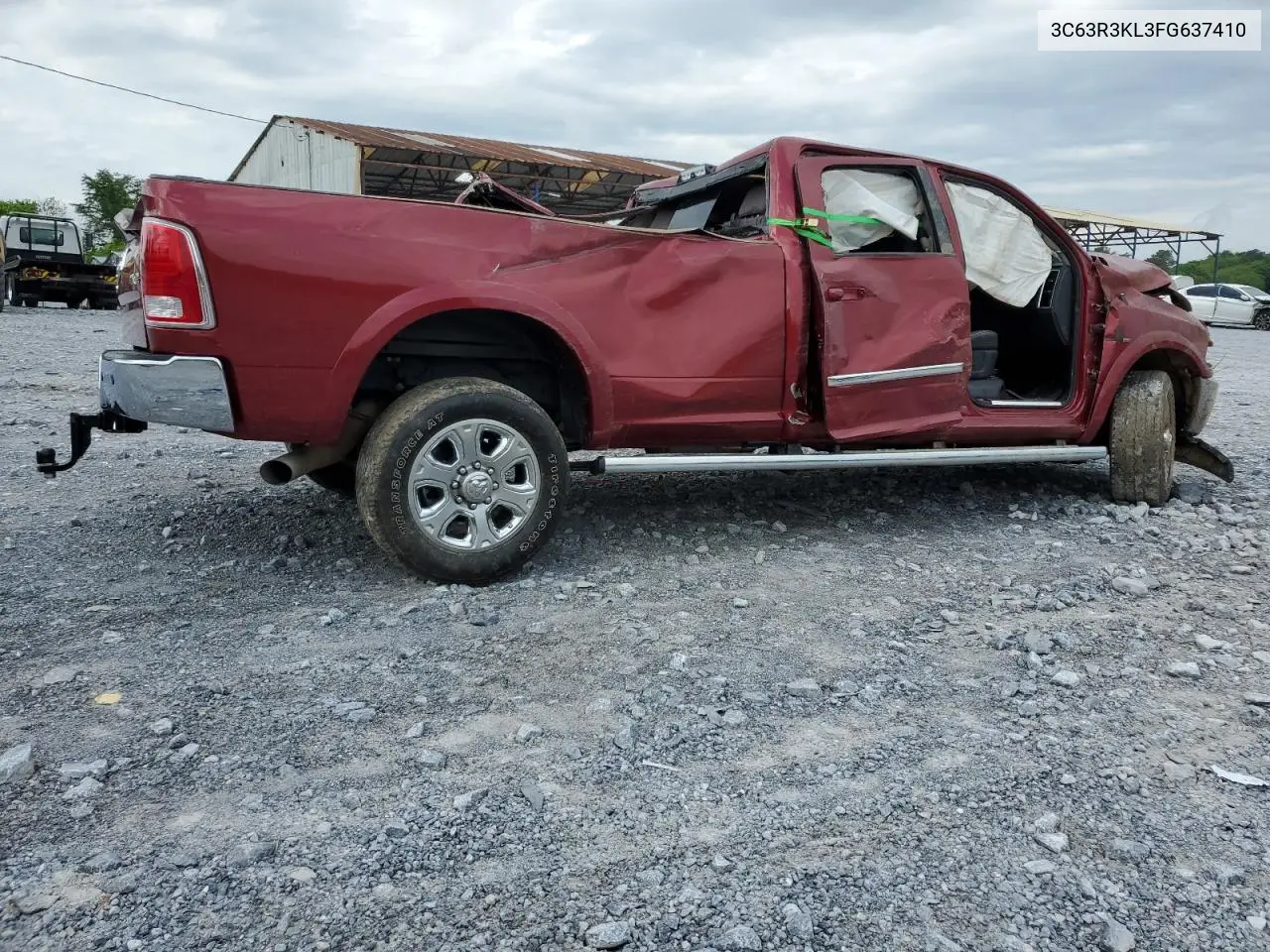 2015 Ram 3500 Longhorn VIN: 3C63R3KL3FG637410 Lot: 53543755
