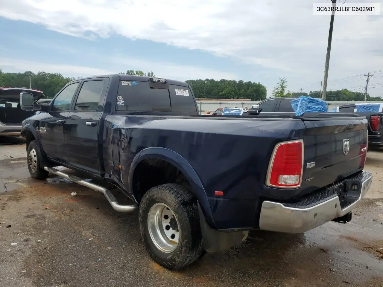 2015 Ram 3500 Laramie VIN: 3C63RRJL8FG602981 Lot: 61459415