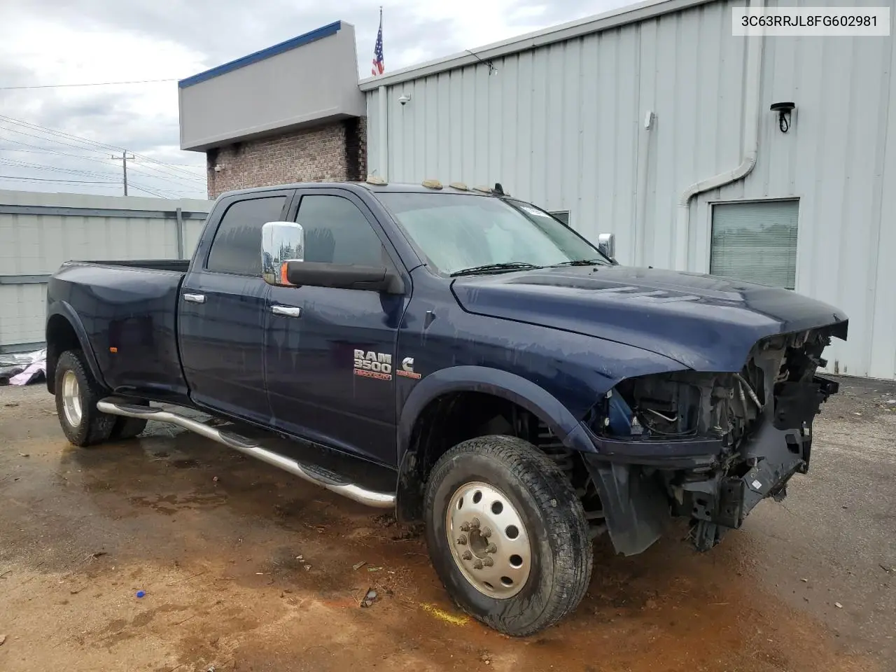 2015 Ram 3500 Laramie VIN: 3C63RRJL8FG602981 Lot: 61459415