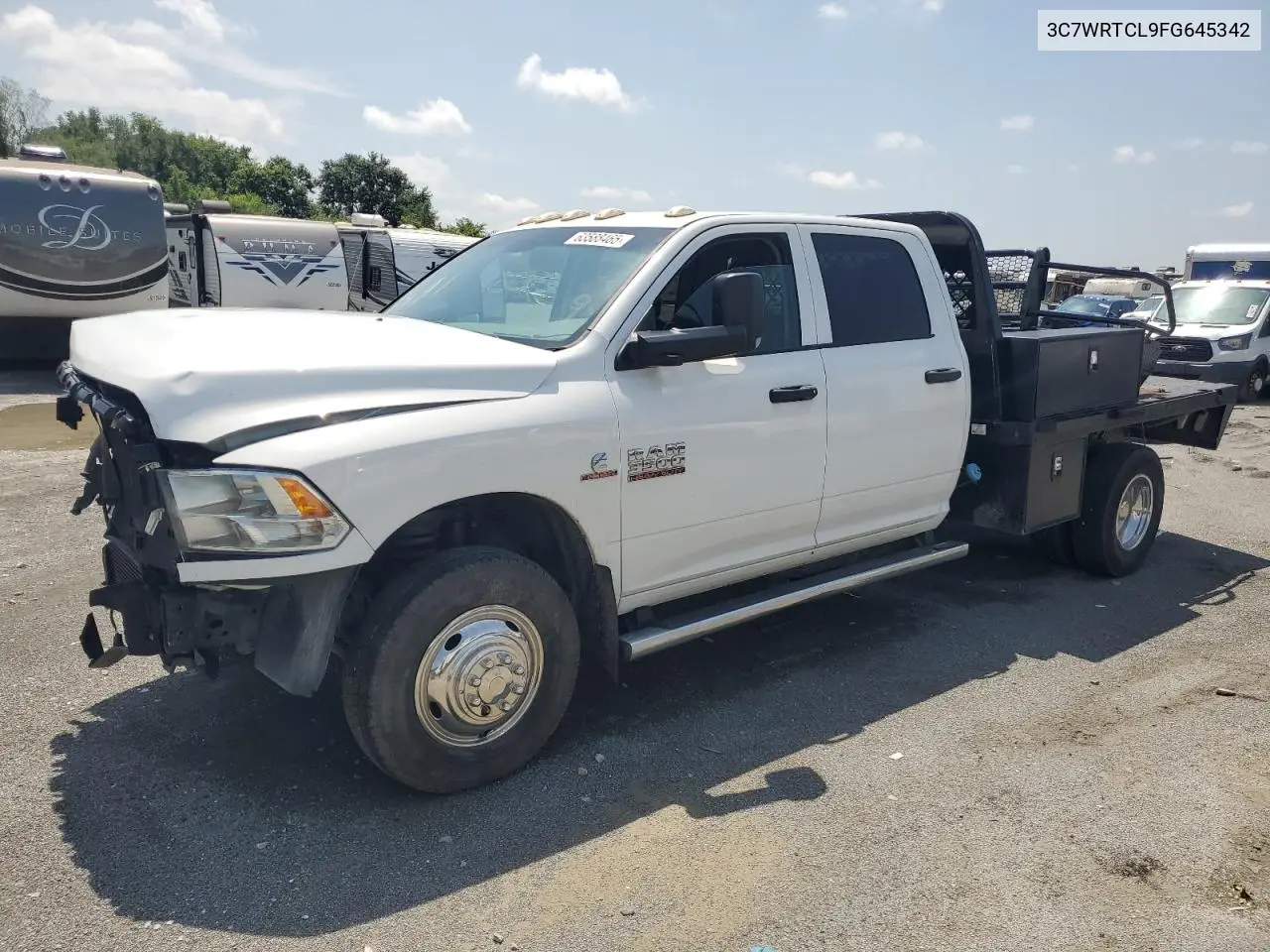 2015 Ram 3500 VIN: 3C7WRTCL9FG645342 Lot: 63588465
