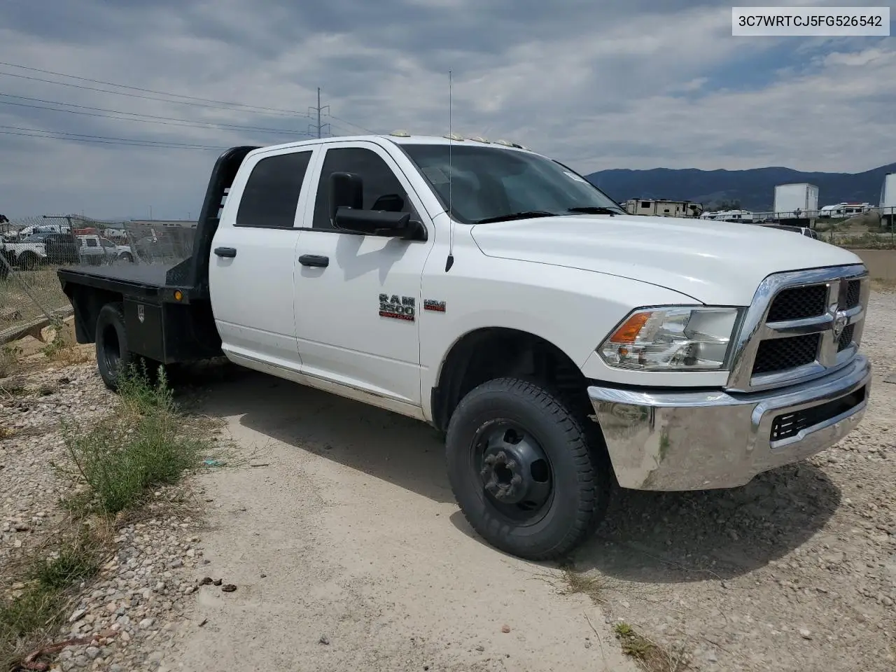 2015 Ram 3500 VIN: 3C7WRTCJ5FG526542 Lot: 64373355