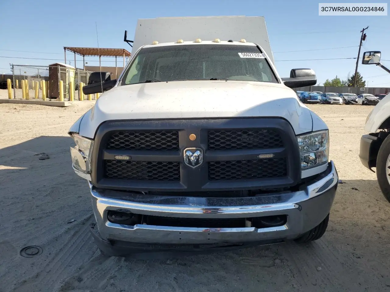2016 Ram 3500 VIN: 3C7WRSAL0GG234846 Lot: 56027335