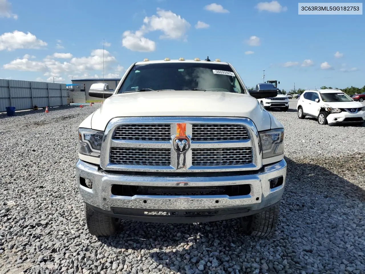 2016 Ram 3500 Laramie VIN: 3C63R3ML5GG182753 Lot: 56695925