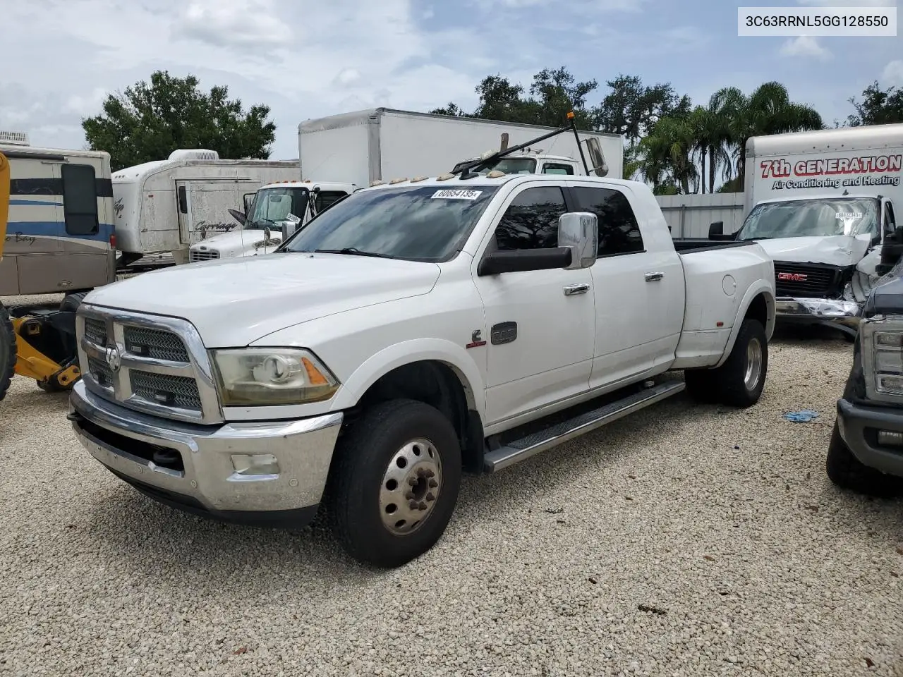 2016 Ram 3500 Longhorn VIN: 3C63RRNL5GG128550 Lot: 60654135