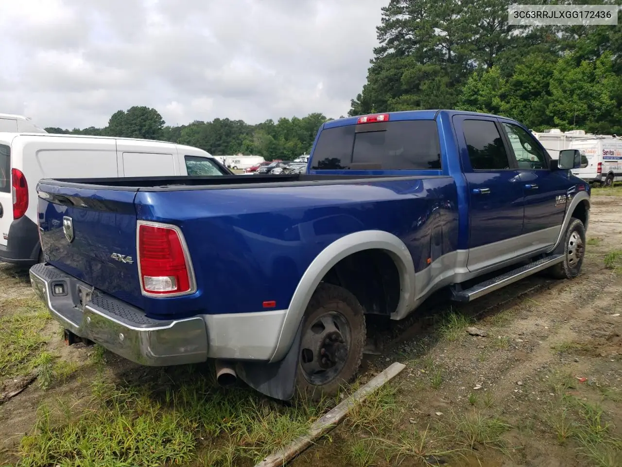 2016 Ram 3500 Laramie VIN: 3C63RRJLXGG172436 Lot: 62137705
