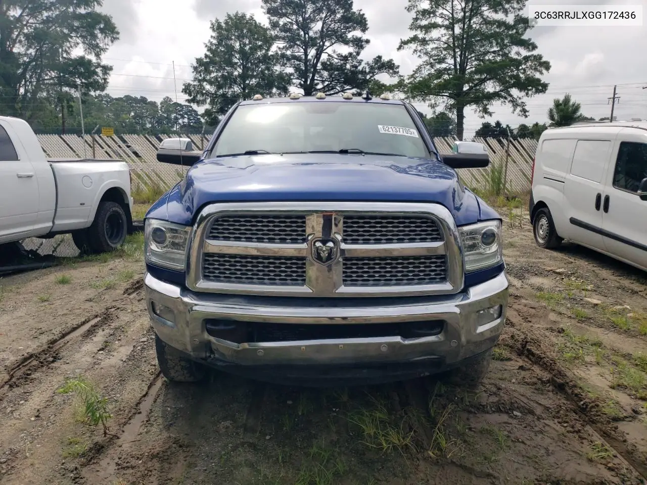 2016 Ram 3500 Laramie VIN: 3C63RRJLXGG172436 Lot: 62137705