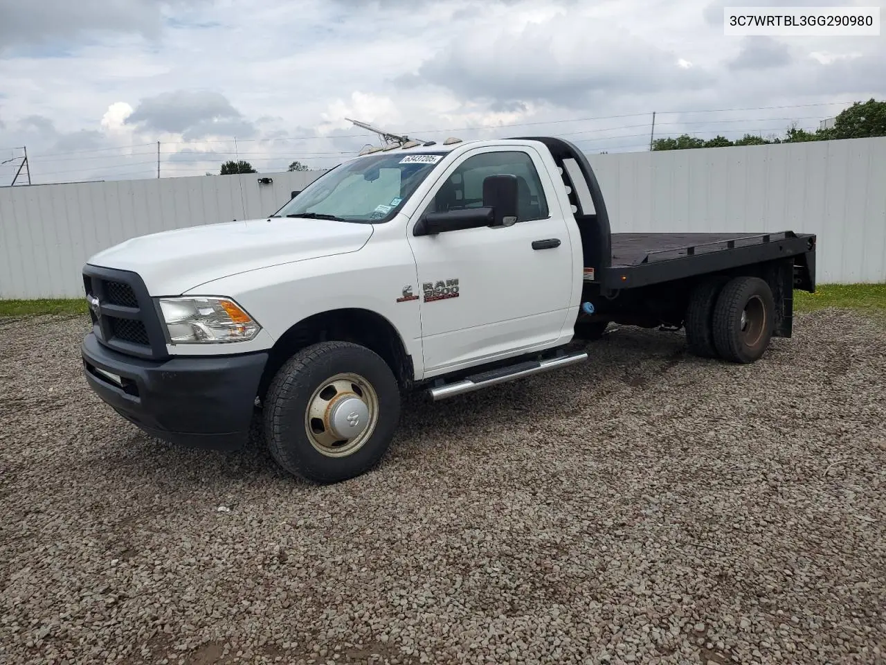 2016 Ram 3500 VIN: 3C7WRTBL3GG290980 Lot: 63437205