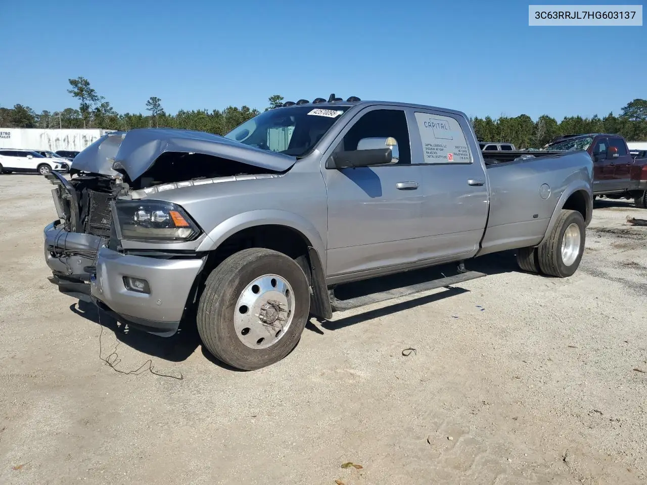 2017 Ram 3500 Laramie VIN: 3C63RRJL7HG603137 Lot: 42570095