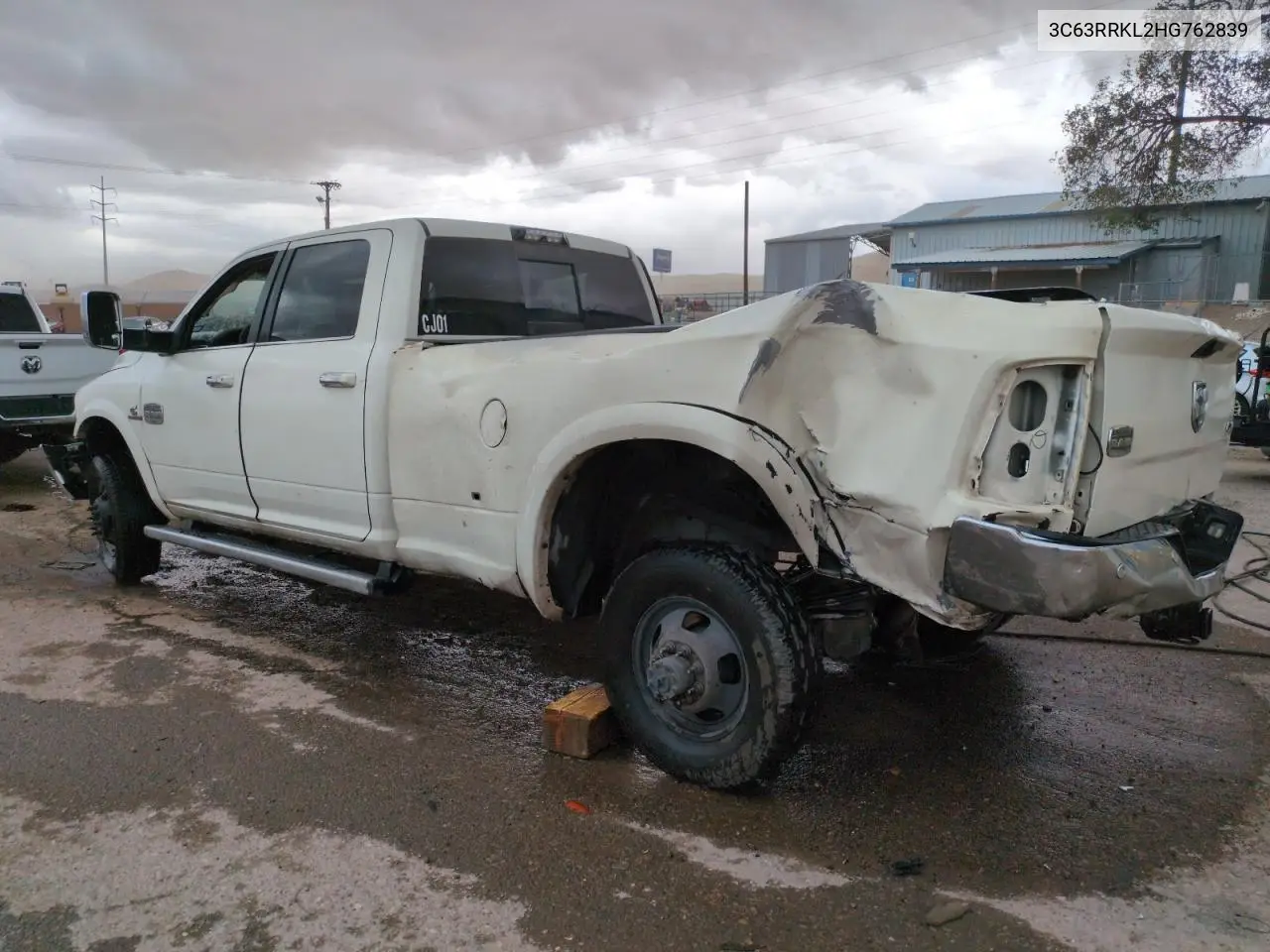 2017 Ram 3500 Longhorn VIN: 3C63RRKL2HG762839 Lot: 61460075