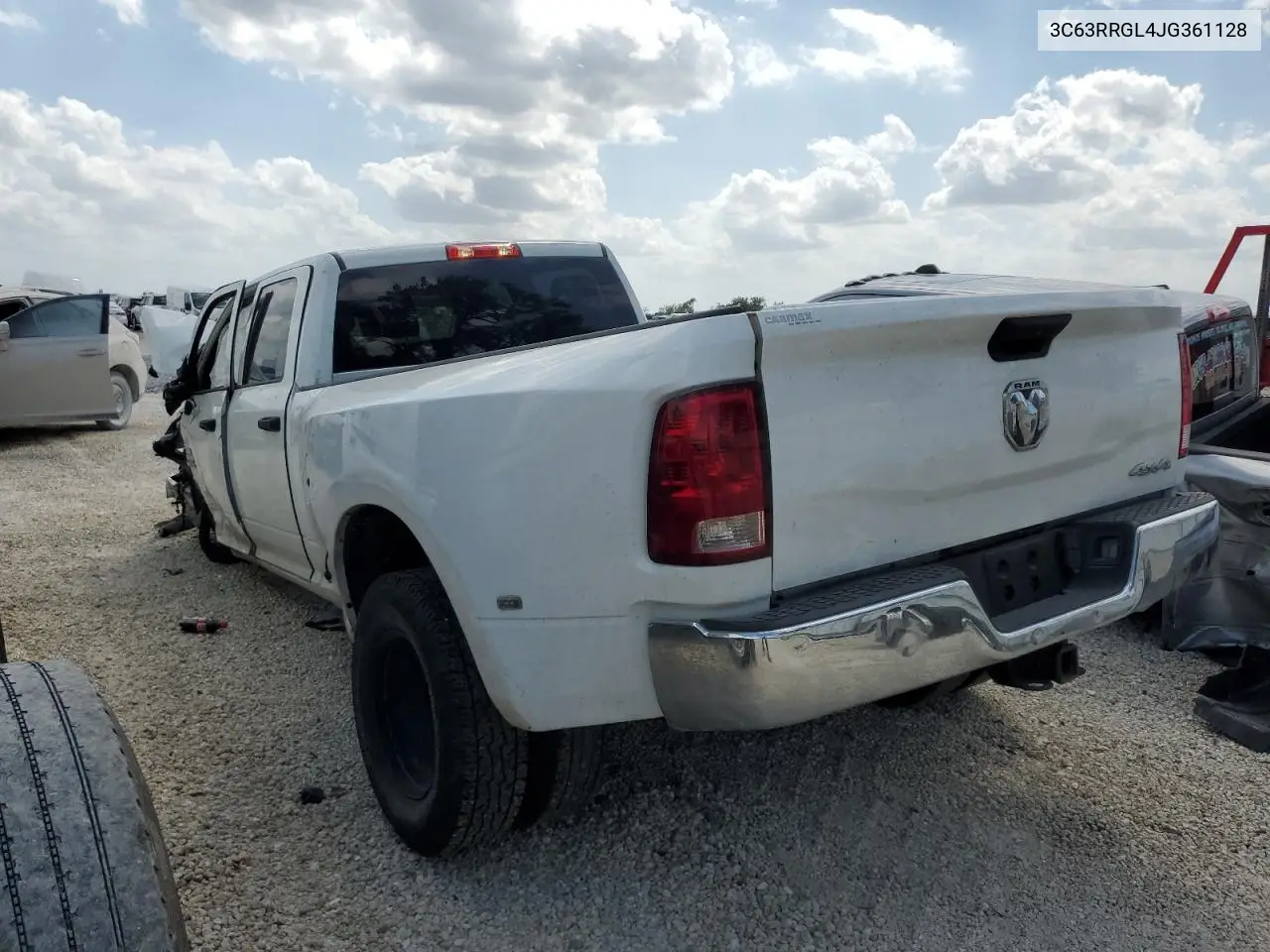 2018 Ram 3500 St VIN: 3C63RRGL4JG361128 Lot: 50512615