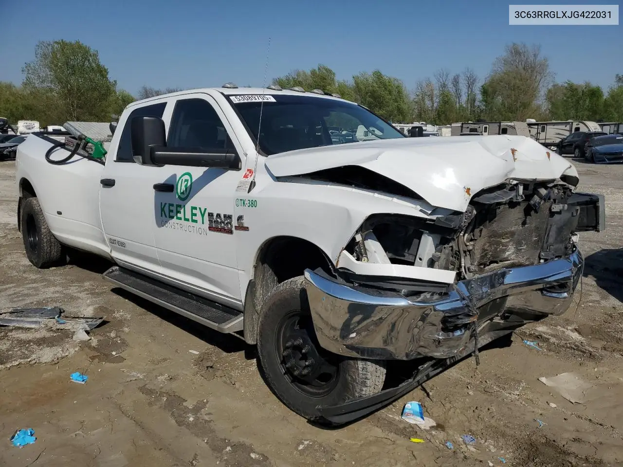 2018 Ram 3500 St VIN: 3C63RRGLXJG422031 Lot: 53089705
