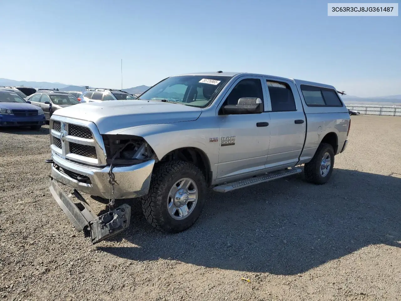 2018 Ram 3500 St VIN: 3C63R3CJ8JG361487 Lot: 55726965