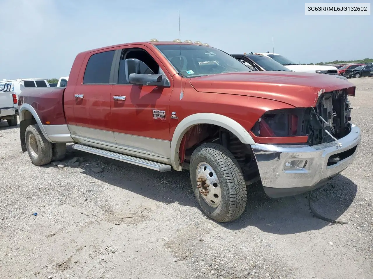2018 Ram 3500 Laramie VIN: 3C63RRML6JG132602 Lot: 56991545