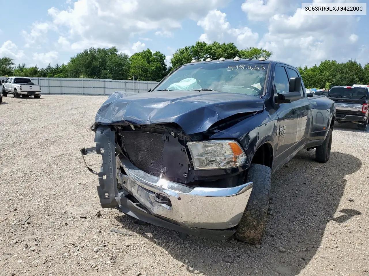 2018 Ram 3500 St VIN: 3C63RRGLXJG422000 Lot: 59812655