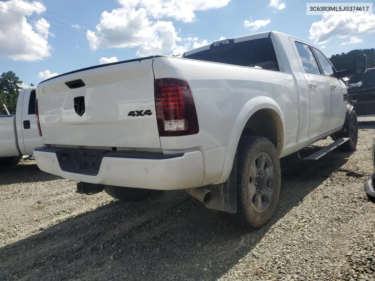 2018 Ram 3500 Laramie VIN: 3C63R3ML5JG374617 Lot: 61218915