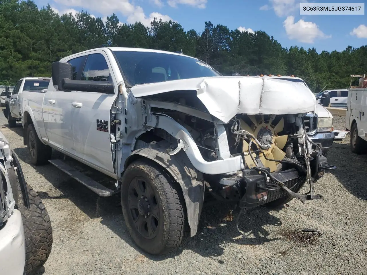 2018 Ram 3500 Laramie VIN: 3C63R3ML5JG374617 Lot: 61218915