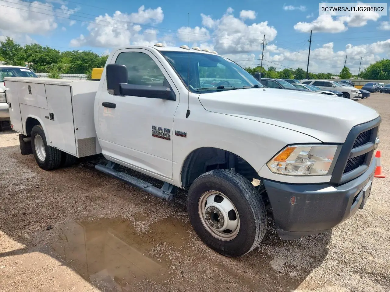 2018 Ram 3500 VIN: 3C7WRSAJ1JG286802 Lot: 61490065