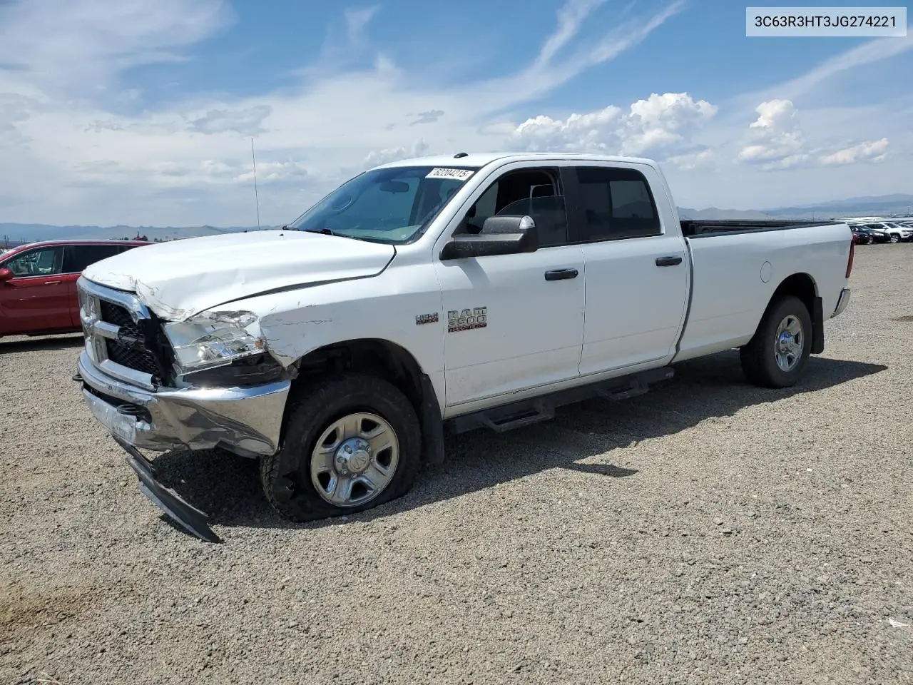 2018 Ram 3500 Slt VIN: 3C63R3HT3JG274221 Lot: 63820505