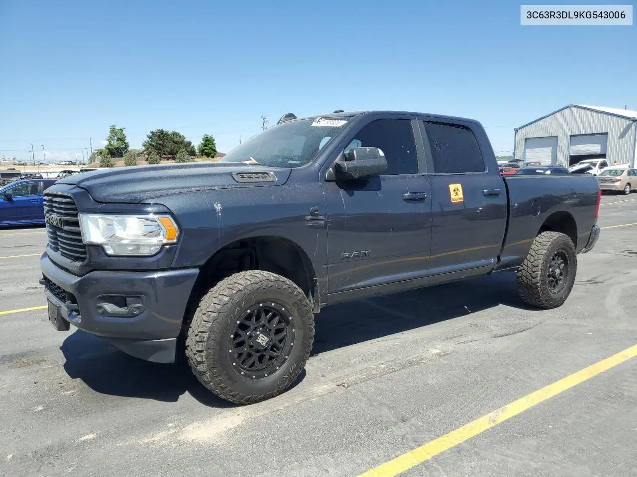 2019 Ram 3500 Big Horn VIN: 3C63R3DL9KG543006 Lot: 60158525