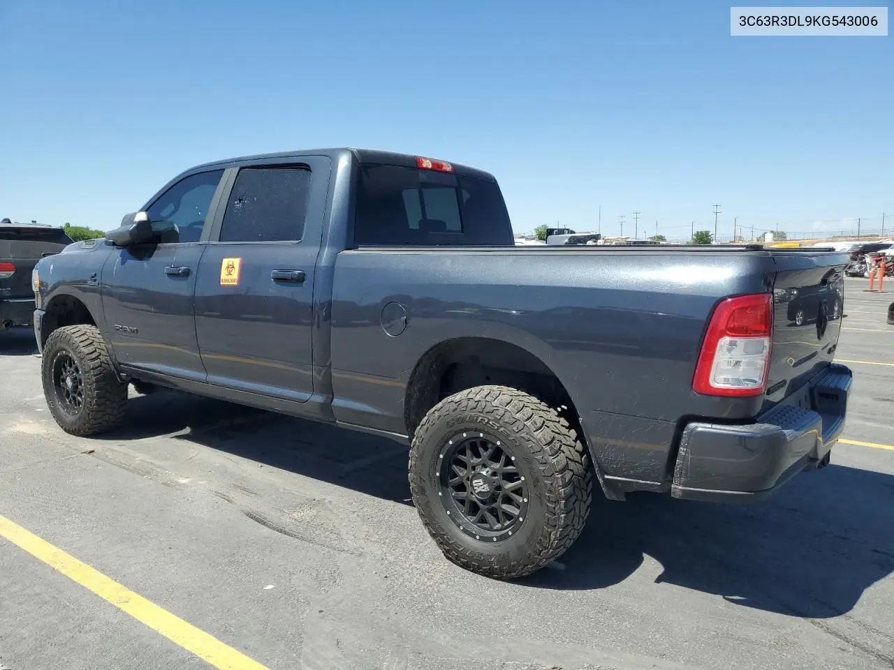 2019 Ram 3500 Big Horn VIN: 3C63R3DL9KG543006 Lot: 60158525