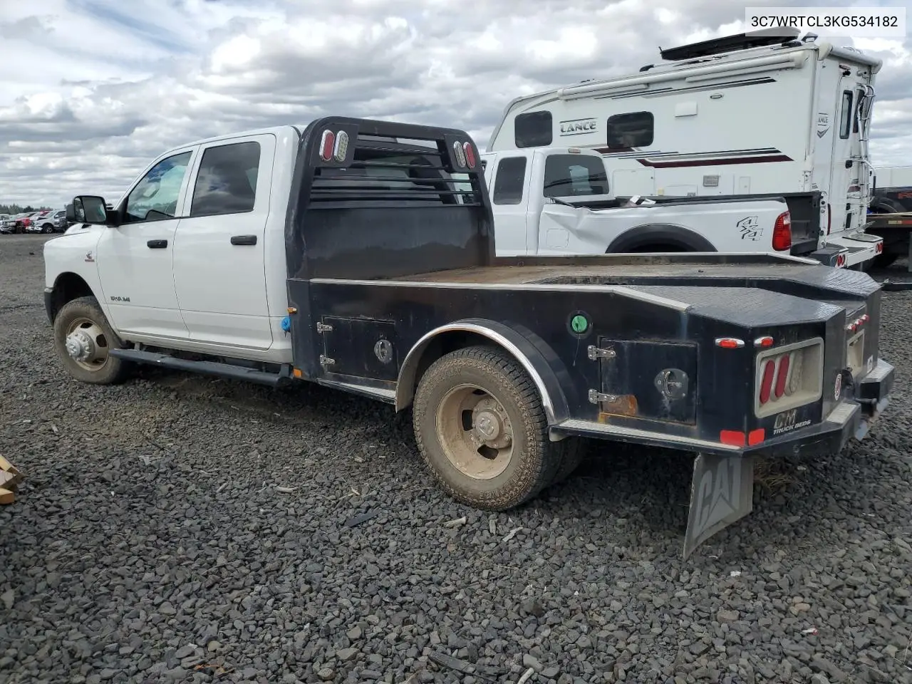 2019 Ram 3500 VIN: 3C7WRTCL3KG534182 Lot: 61243795