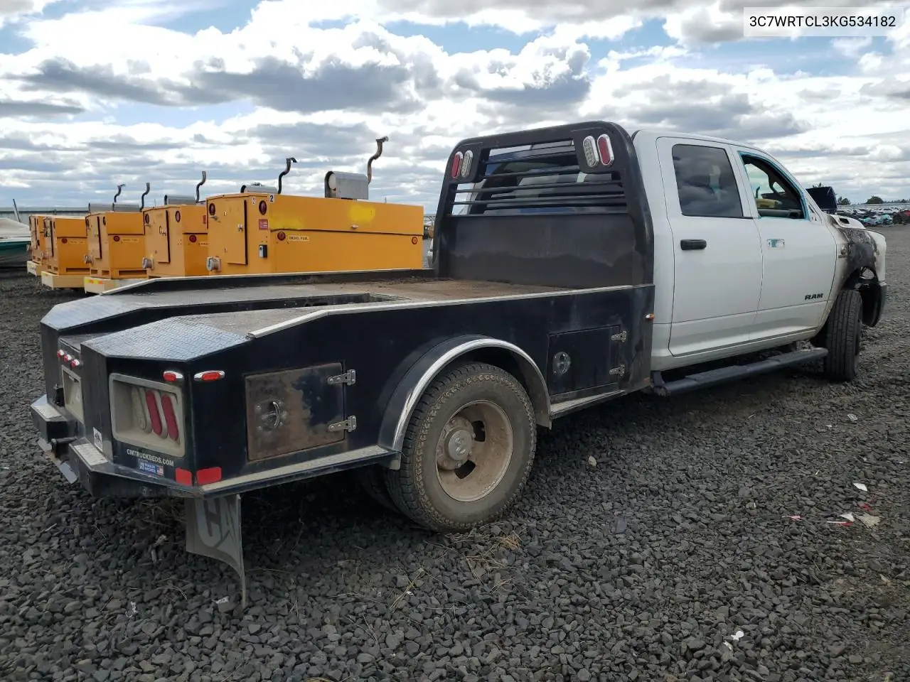 2019 Ram 3500 VIN: 3C7WRTCL3KG534182 Lot: 61243795