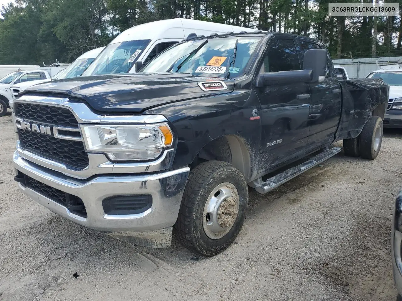 2019 Ram 3500 Tradesman VIN: 3C63RRGL0KG618609 Lot: 62014235